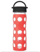 LIFEFACTORY 16oz Poppy Glass Water Bottle image number 1