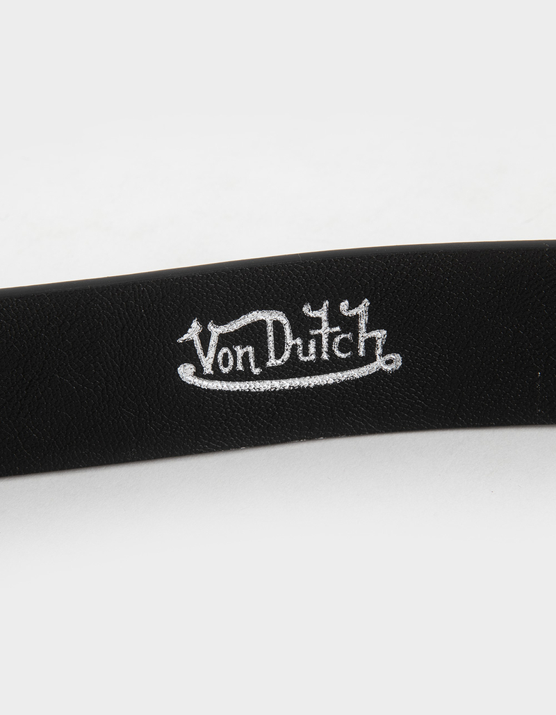 VON DUTCH Enamel Plaque Buckle Belt  image number 2