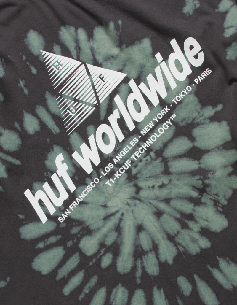 HUF Peak Slant Tie Dye Mens T-Shirt image number 2