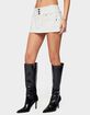 EDIKTED Petite Mckinley Denim Mini Skirt image number 2