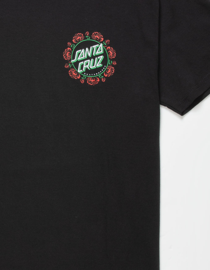 SANTA CRUZ Ring Rose Dot Mens Tee image number 3