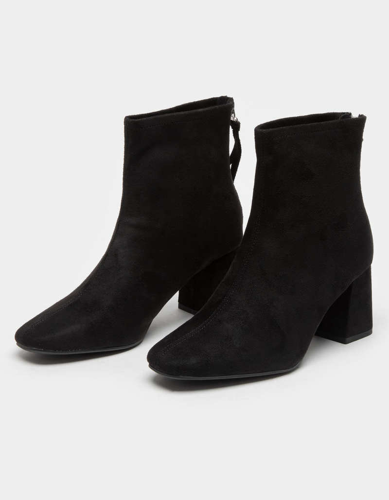 DELICIOUS Womens Ankle Block Heel Boots image number 0