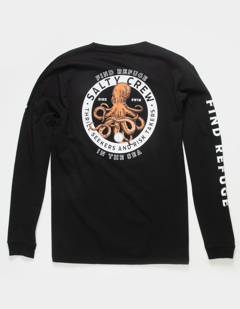 SALTY CREW Deep Reach Boys Tee BLACK Tillys