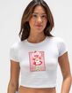 STRAWBERRY SHORTCAKE Queen Of Hearts Womens Baby Tee image number 1
