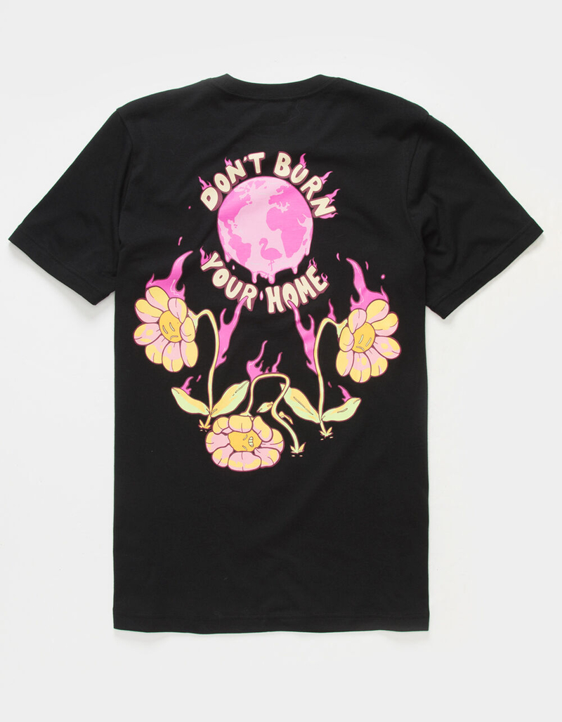 FLIM FLAM Flamingo Don't Burn Mens T-Shirt image number 1