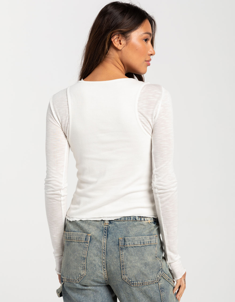 BDG Urban Outfitters Double Layer Womens Knit Top image number 2