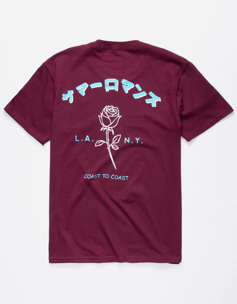 BLUE CROWN Coast To Coast Boys Burgundy T-Shirt image number 0