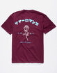 BLUE CROWN Coast To Coast Boys Burgundy T-Shirt image number 1