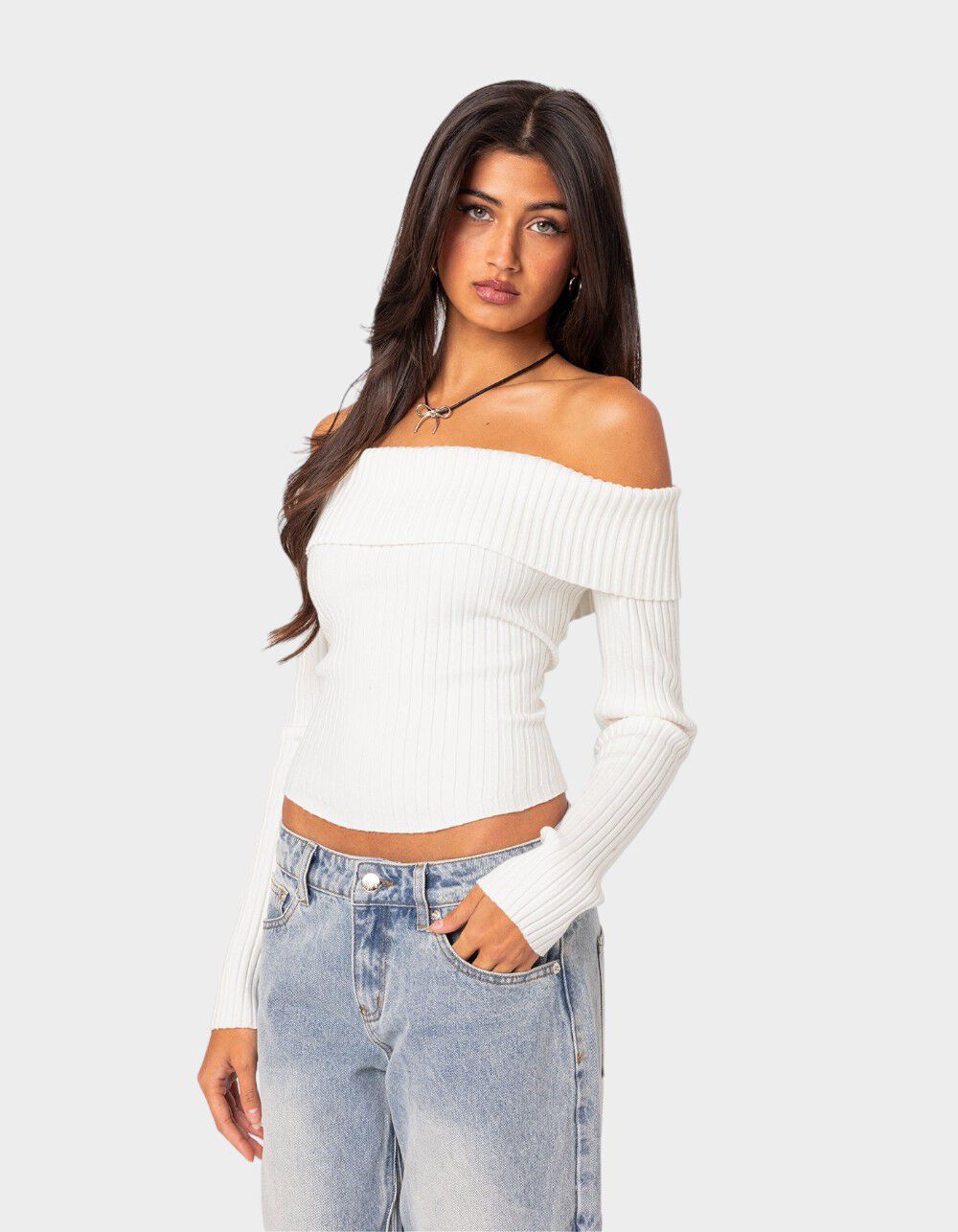 トップス UNOF LAYERED KNIT TOPS Layered Knit Top - Black - & Other Stories