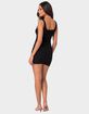 EDIKTED Bryna Ribbed Bow Mini Dress image number 4