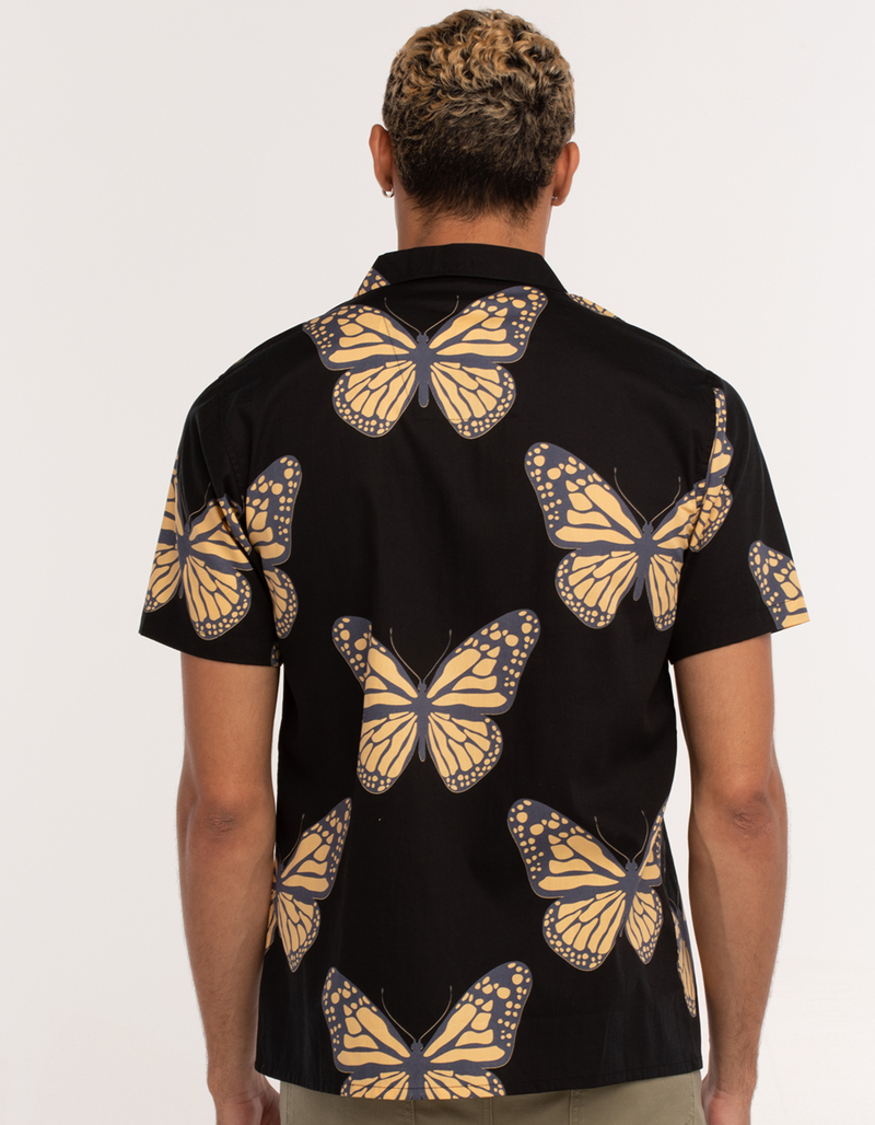 RSQ Butterfly Mens Button Up Shirt image number 3
