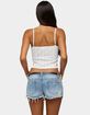 EDIKTED Aivy Pointelle Tank Top image number 3