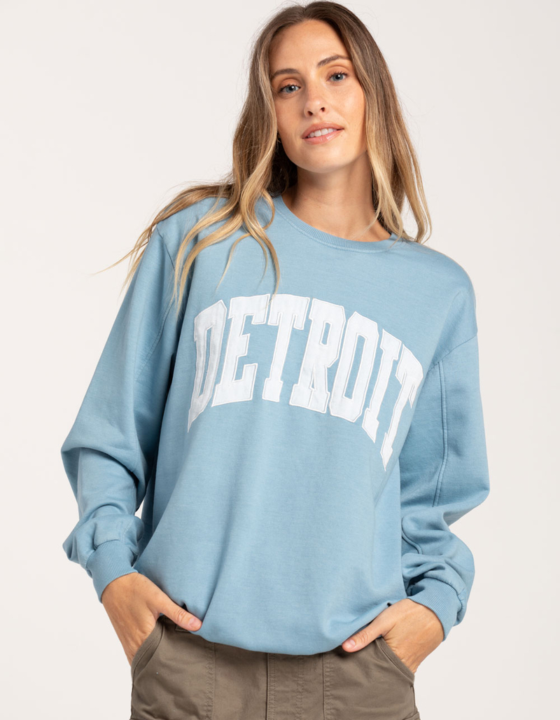 RSQ Womens Detroit Crewneck Sweatshirt image number 0