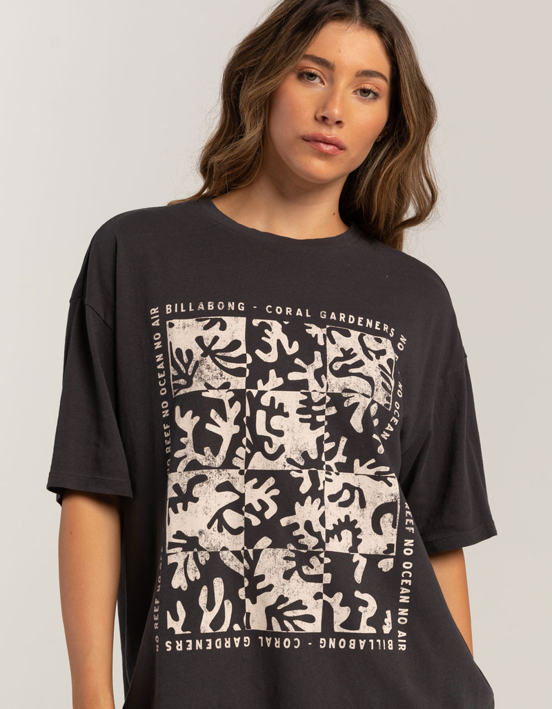 BILLABONG True Boy Coral Gardener Womens Boyfriend Tee image number 1
