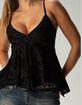 BDG Urban Outfitters Celia Devor&eacute; Womens Babydoll Top image number 2