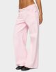 EDIKTED Petite Roman Low Rise Slouchy Jeans image number 2