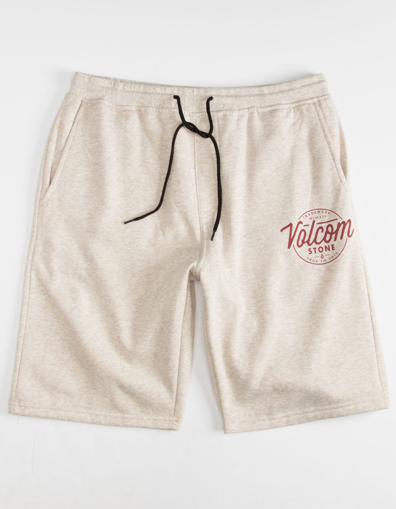 VOLCOM Rainmaker Mens Off White Sweat Shorts image number 0