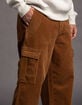 RSQ Mens Loose Corduroy Cargo Pants  image number 6