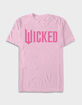 WICKED Pink Logo Unisex Tee image number 1