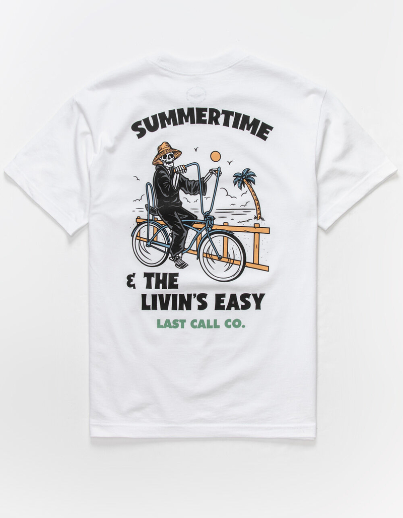 LAST CALL CO. Summertime Mens T-Shirt image number 0