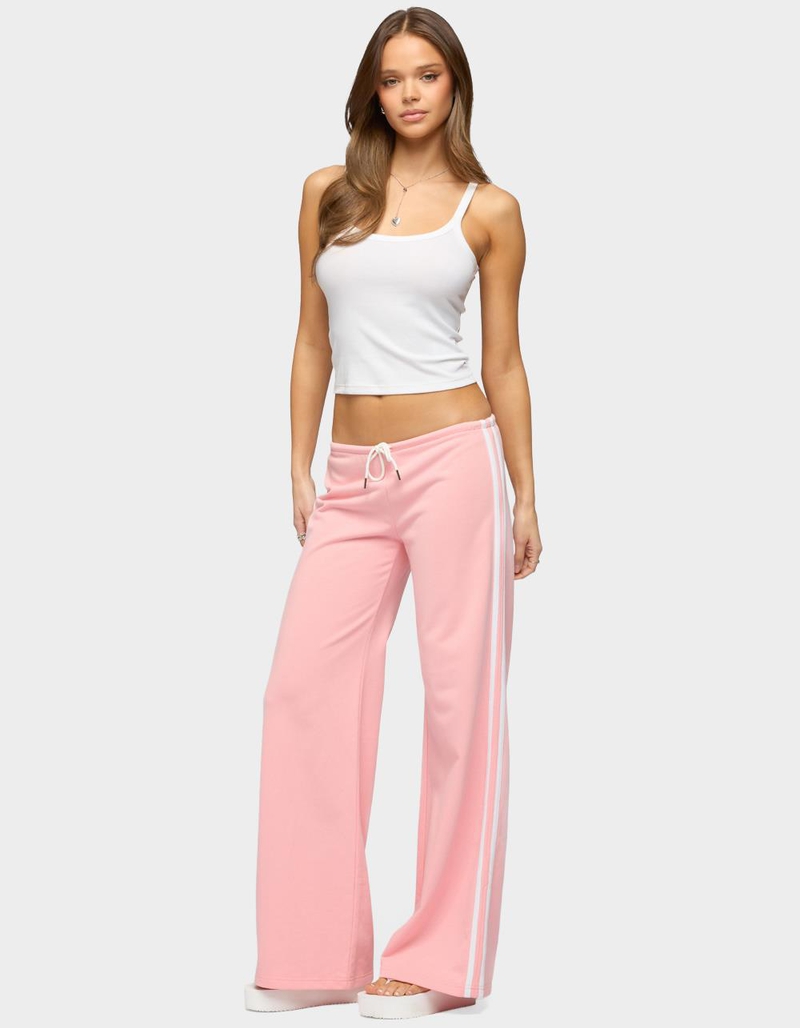 EDIKTED Cammile Contrast Stripe Sweatpants image number 3