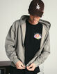 RSQ Mens Washed Zip-Up Oversized Hoodie image number 1