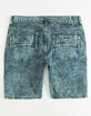 RSQ Elton Acid Wash Boys Ripped Denim Shorts image number 2