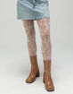 MEMOI Floral Net Womens Nylon Sheer Tights image number 2