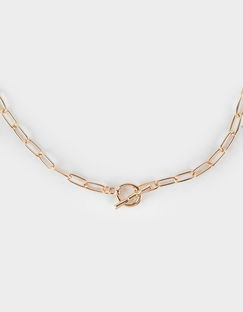 FULL TILT Layered Chain Necklace image number 1