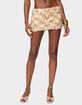 EDIKTED Sonia Sequin Mini Skort image number 1