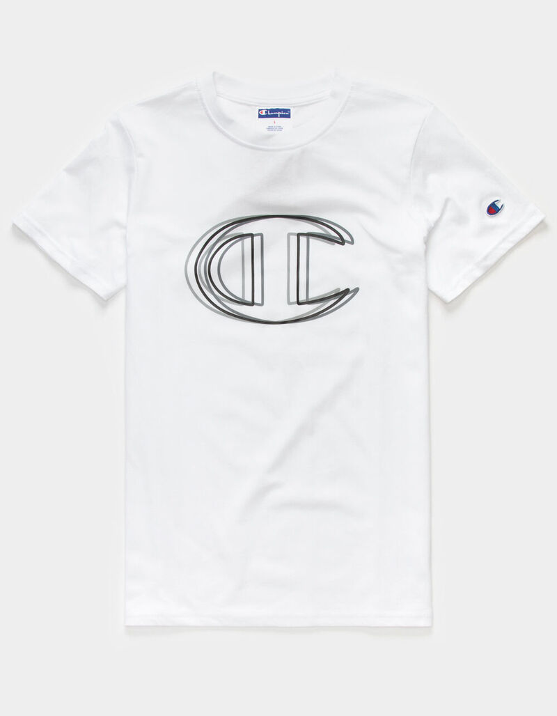 CHAMPION Vibrating C Boys T-Shirt - WHITE - 391729150