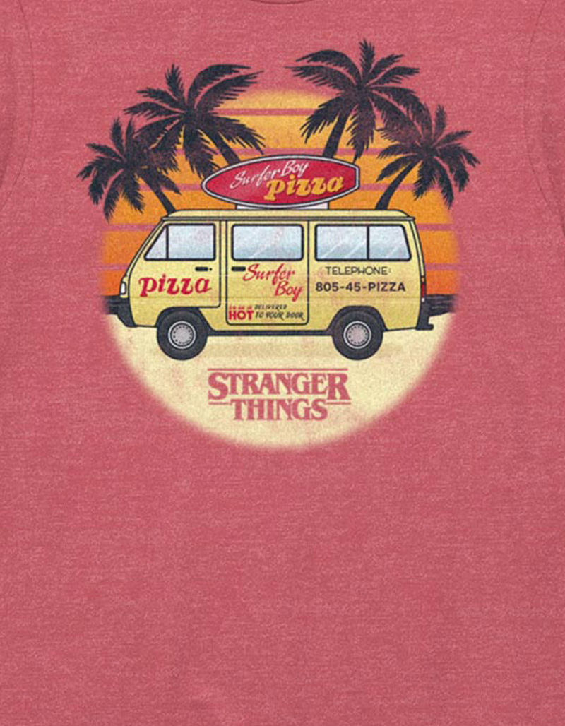 STRANGER THINGS Surfer Boy Sunset Unisex Tee image number 1