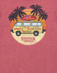 STRANGER THINGS Surfer Boy Sunset Unisex Tee image number 2