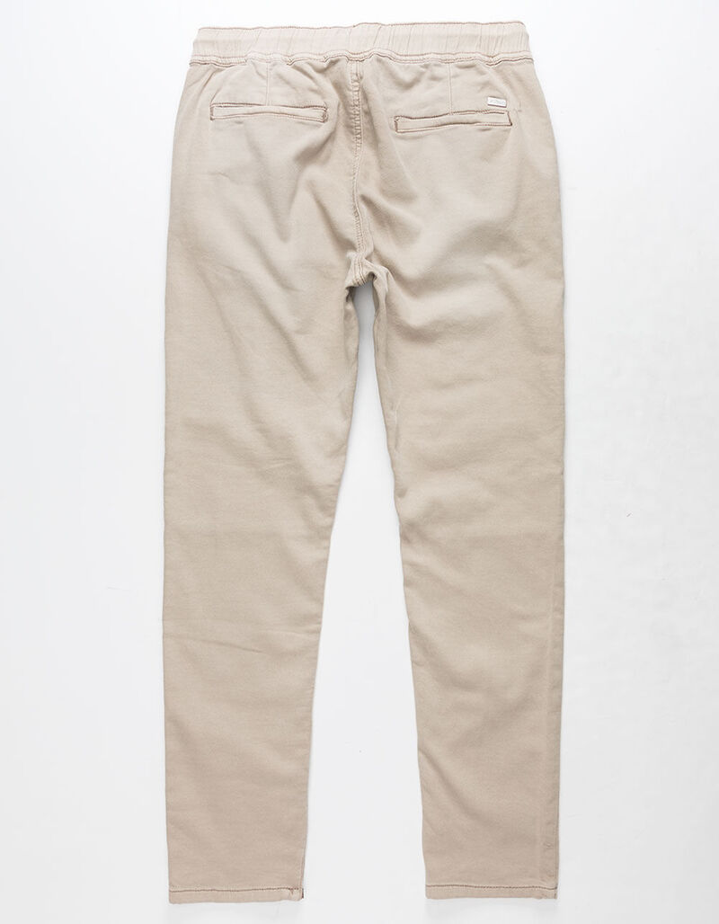 EAST POINTE Rylic Mens Twill Moto Jogger Pants - SAND - 327101429