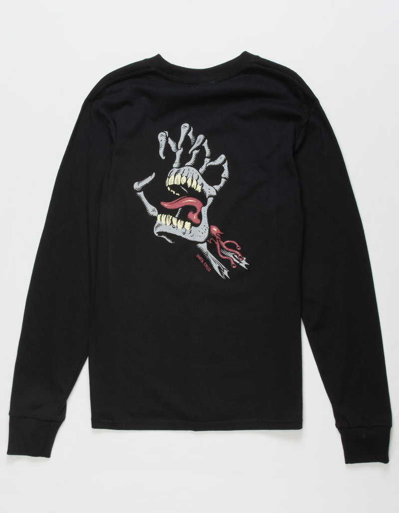 SANTA CRUZ Bone Hand Boys Long Sleeve Tee image number 2
