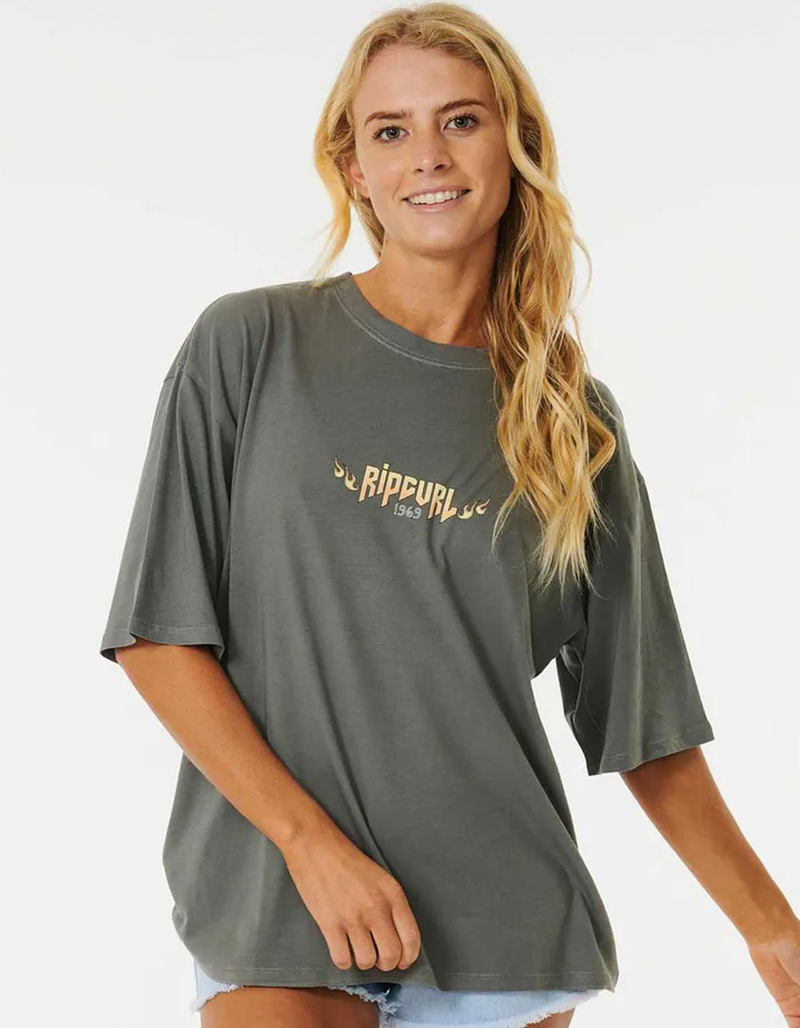 RIP CURL Tour Heritage Womens Oversized Tee image number 1