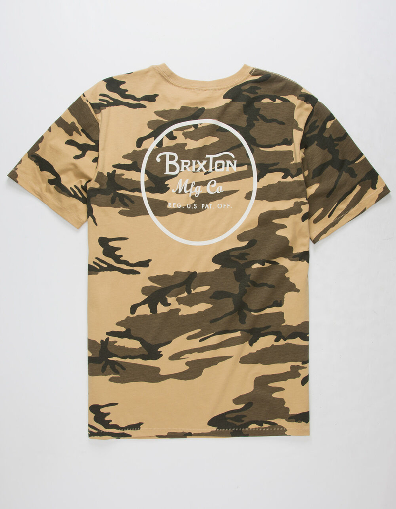 BRIXTON Wheeler II Camo Mens T-Shirt image number 0