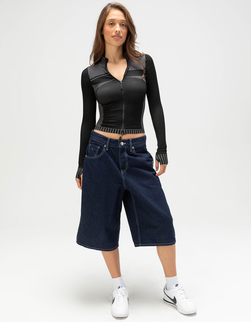 IETS FRANS Lara Womens Zip-Up Long Sleeve Top image number 1