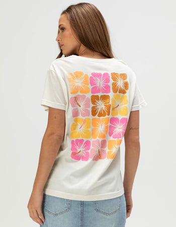 ROXY Hibiscus Block Womens Boyfriend Tee Primary Image