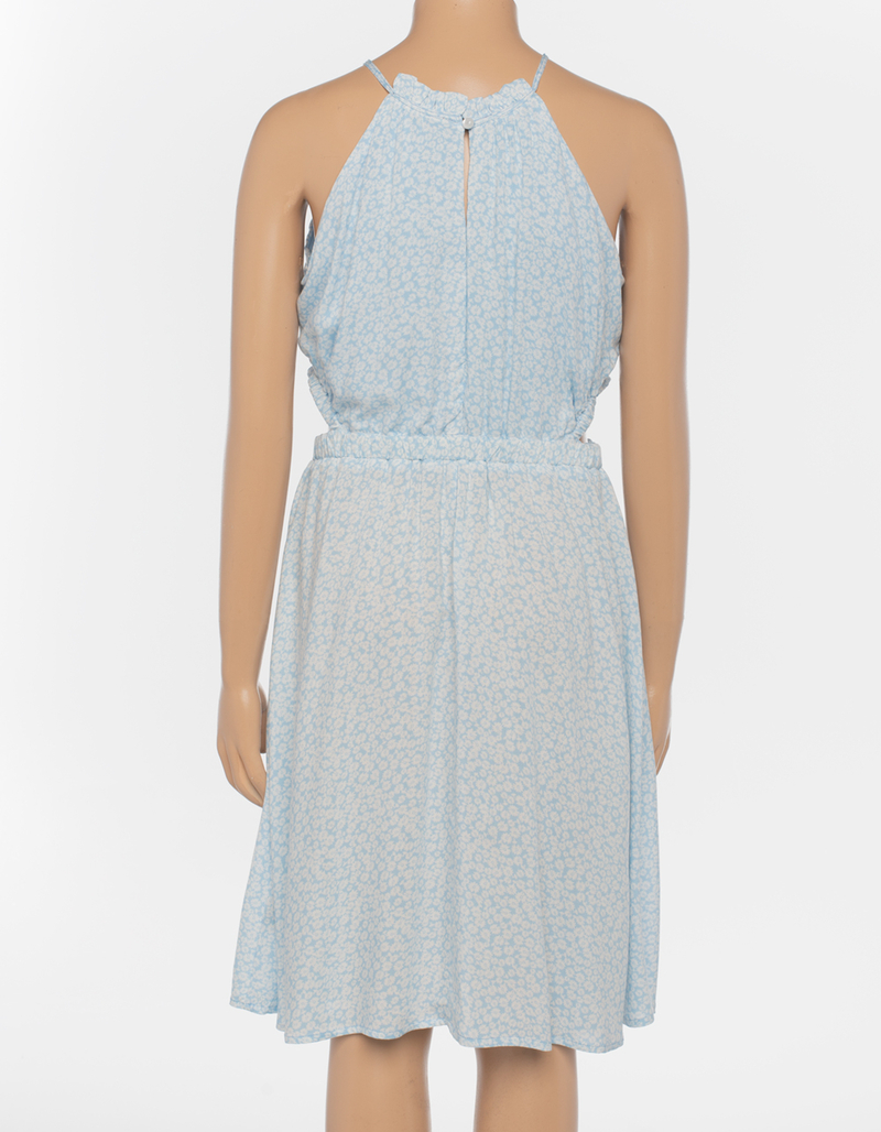 TRIXXI GIRL Floral Girls Cut Out Dress image number 4
