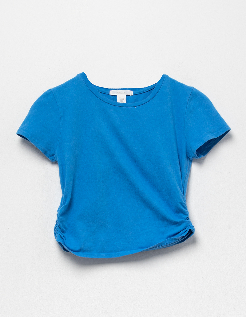 FULL TILT Solid Cinch Side Girls Tee image number 0