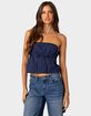 EDIKTED Reva Strapless Top image number 1