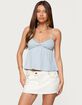 EDIKTED Orietta Striped Babydoll Top image number 1