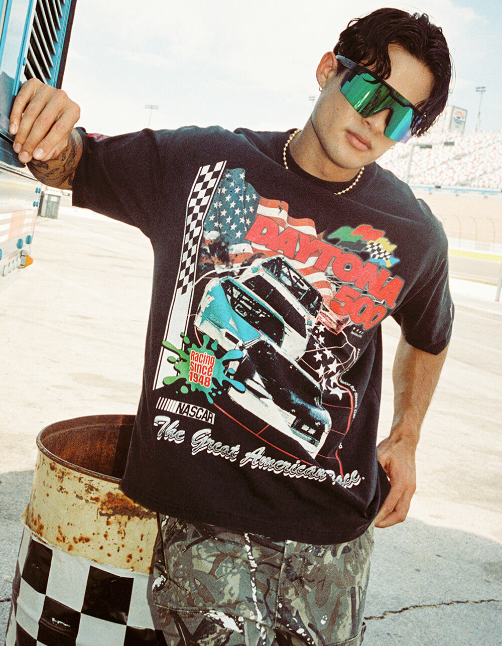 FANTASTICS buddix Racing Logo TeeTシャツXXL Motocross tee shirt men Bud Racing