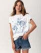 RSQ Girls Pork Chop Roll Cuff Denim Shorts image number 1
