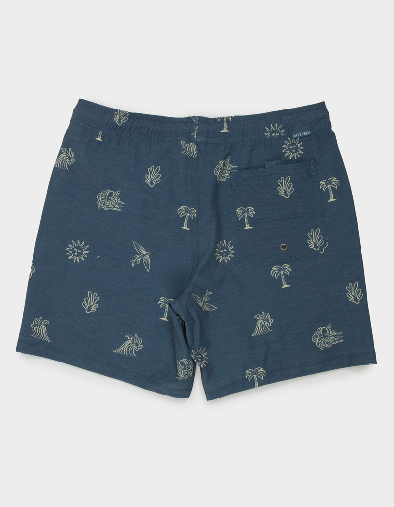 SALTY CREW Good Vibes Mens Volley Shorts image number 1