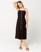 PATRONS OF PEACE Button Front Midi Dress image number 4