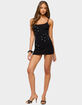 EDIKTED Milta Button Flower Knit Mini Dress image number 1