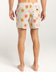 RSQ Mens Drawn Flowers 5" Swim Shorts image number 2