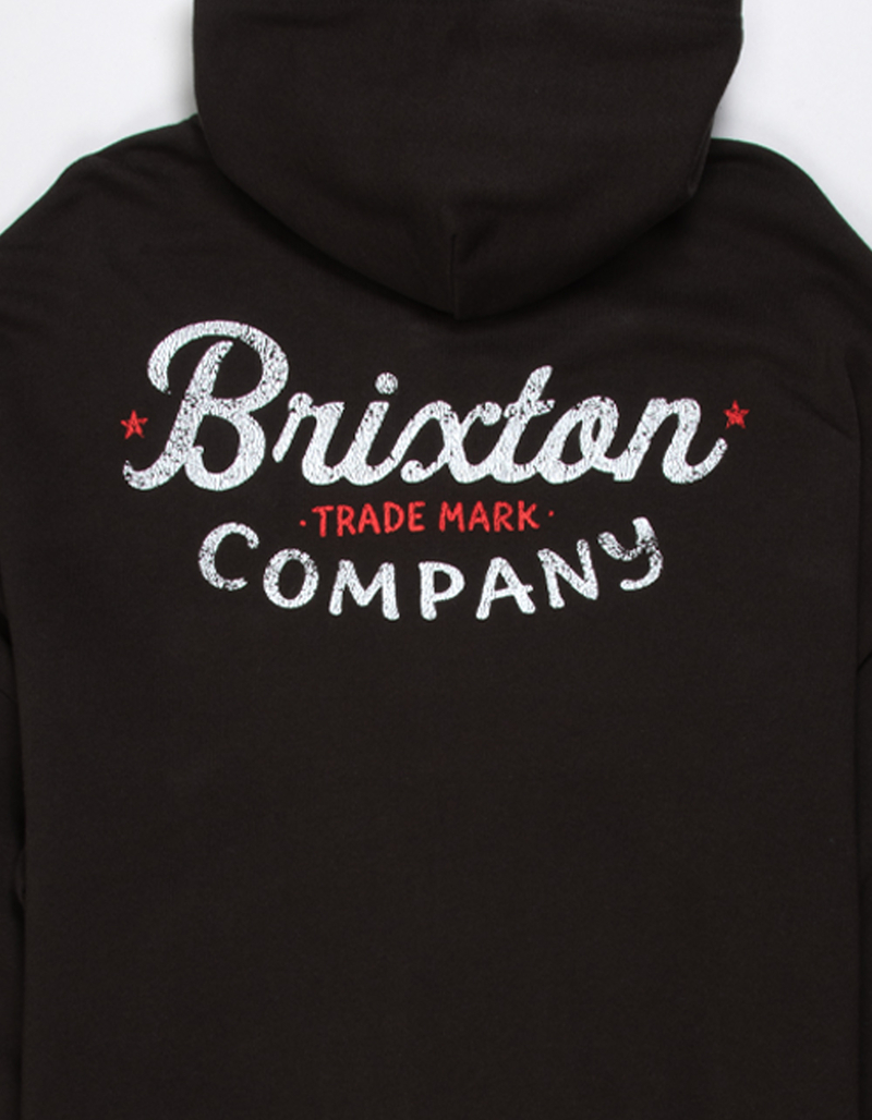 BRIXTON Banger Mens Oversized Zip-Up Hoodie image number 4